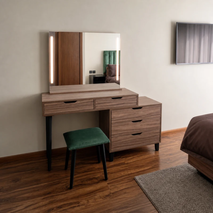 Coiffeuse Noyer Élégance