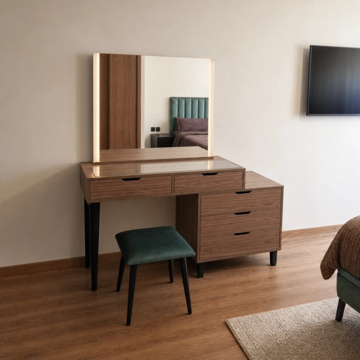 Coiffeuse Noyer Élégance